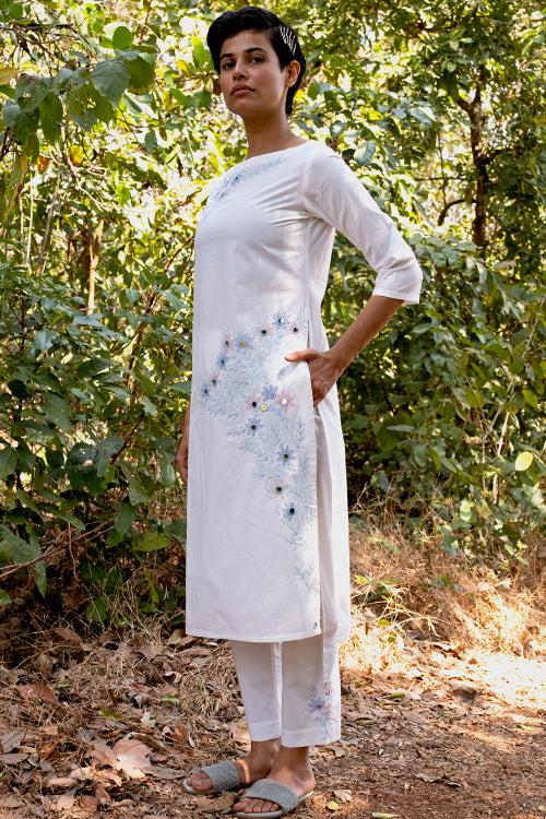Okhai 'Musical Notes' Pure Cotton Hand Block Printed Ajrakh Wrap Dress |  Pattern dress women, Dress, Wrap dress
